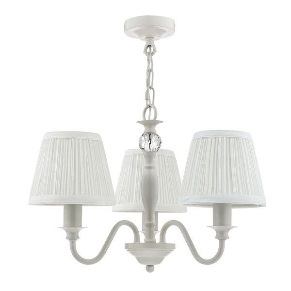 (image for) Laura Ashley Ellis 3lt Pendant Grey with Shades